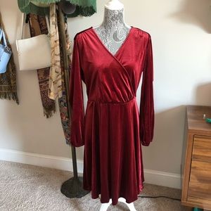 Velvet dress from Old Navy
